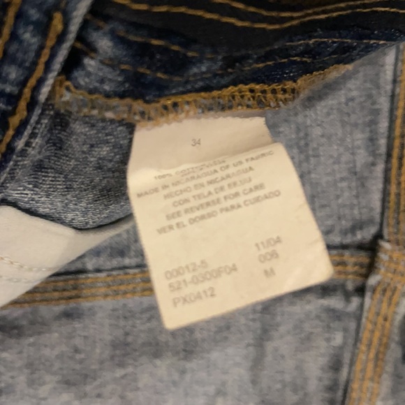 Arizona carpenter style blue jean shorts Size 34 - Picture 8 of 14